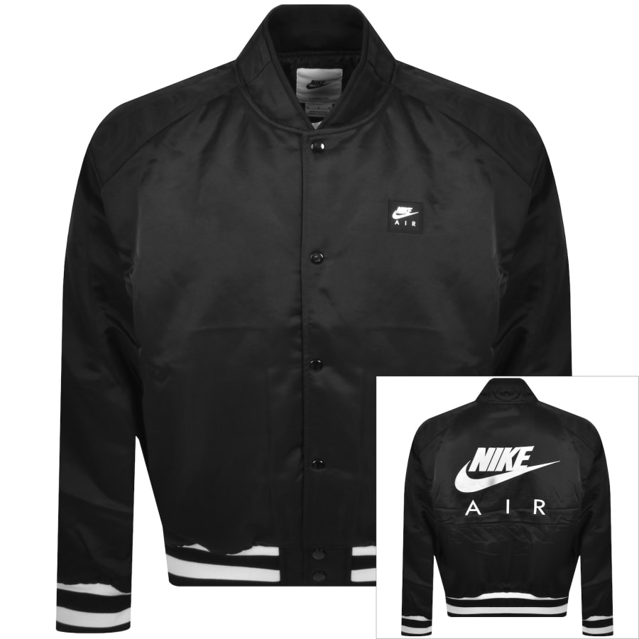 Nike Varsity Jacket Black | Mainline Menswear United States